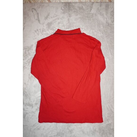 Vintage Chaps Ralph Lauren Long Sleeve Polo Shirt - Red -Preppy, Y2K, Streetwear - Picture 12 of 12